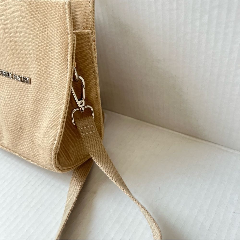Brandon Blackwood End Systemic Racism Canvas Mini Tote Bag 7" X 6" With Shoulder - Picture 4 of 8